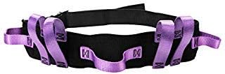 Gait Belt Transfer Walking Belt with Multi Handles- Walking Assist Aid for Elderly, Seniors, Therapy (7 Purple Handles 60",Plastic Release Buckle)