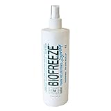 Biofreeze Pain Relief Spray, 16 Ounce Bottle with Pump, Colorless Formula, Pain Reliever