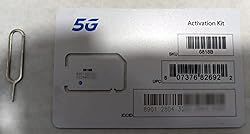 AT&T Wireless 5G LTE SIM Card with Detroit Packing