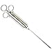 ETvalley Stainless Steel Meat Injector 5.9’’ Needles Kit with 2-oz Capacity Barrel and 2 Marinade Needles
