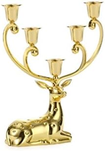 Luxurious Candle Holder Gold Decor Wedding Holders Stainless Steel Candlestick Candelabra