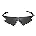 Walleva Black Polarized Replacement Lenses for Oakley M Frame Sweep Sunglasses