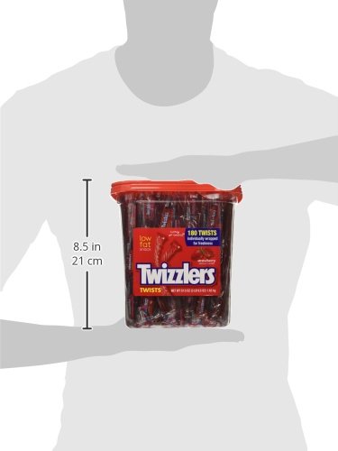Twizzlers- Red Licorice Strawberry Twists, 180ct