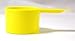 1 Ounce (29.6mL) Yellow Plastic Measure, Pack of 25 Measuring Scoops