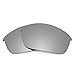 Revant Replacement Lenses Compatible With Oakley Flak Jacket, Polarized, Titanium MirrorShield