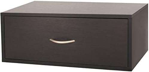 Organized Living freedomRail 1 Drawer Double Hang OBox - Midnight Live