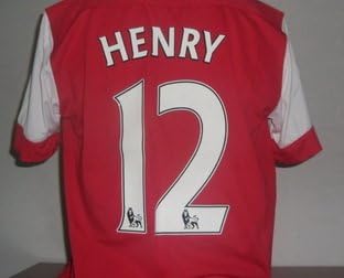 THIERRY HENRY#12 ARSENAL HOME SOCCER 