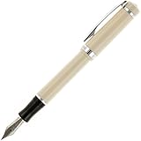 Nemosine Singularity Fountain Pen, Fine German Nib, Ivory (NEM-SIN-07-F)