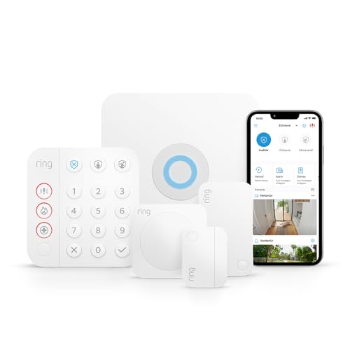 Ring Alarm-Set - S | Alarmanlage für Haus & Wohnung mit WLAN und Sensoren | Alarm-Benachrichtigungen direkt auf dein Smartphone | haustierfreundlich |
