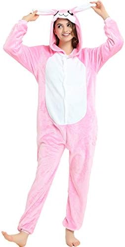 Indiefit Adult Onesie Pyjamas Flannel Cosplay Costume Sleepwear Nightgown