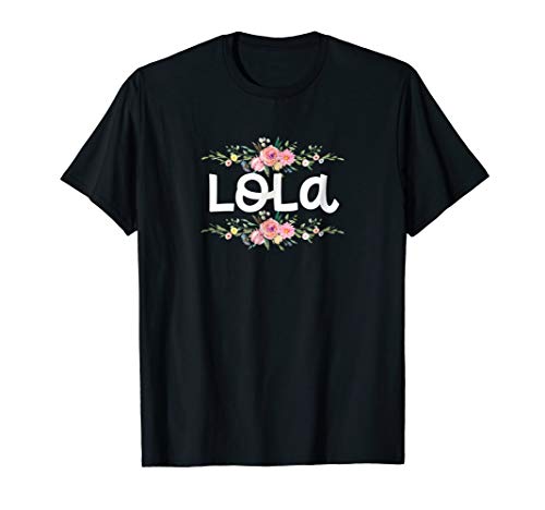 Grandmother Lola Floral T-Shirt
