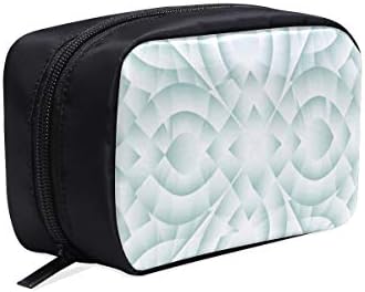 Floral Of Six Diamond Petals Portable Travel Makeup Cosmetic Bags Organizer Multifunction Case Small Toiletry Bags For Women And Men Brushes Case