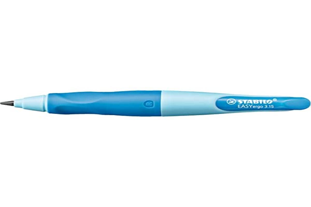 STABILO Handwriting Pencil EASYergo 3.15 - Right Handed - Light Blue/Dark Blue