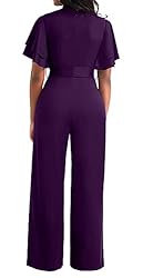 Yiershu Elegant Jumpsuits for Women Work Dressy