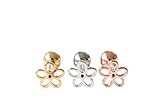 16g Body jewelry cartilage ear studs earring cute cool earring tragus helix earring barbell for women teens girls men leaf flowers earring Piercing-MF,leaf jewelry,flower jewelry