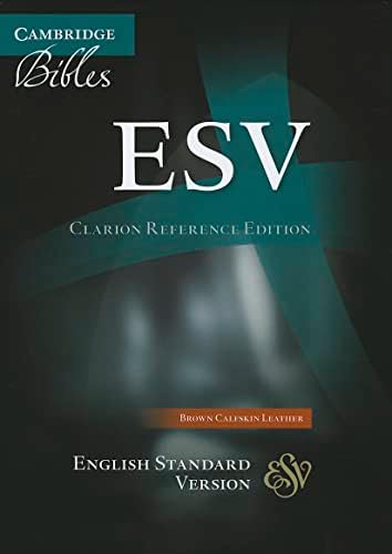 ESV Clarion Reference Bible, Dark Green Goatskin Leather, Full
