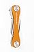 KeySmart Classic | Compact Key Holder and Keychain Organizer (2-8 Keys, Orange)
