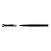 Pelikan Stola II Rollerball Pen, Black & Silver Barrel, Black Ink, 1 Each (929711)