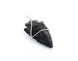 Black Tourmaline arrowheads Pendants