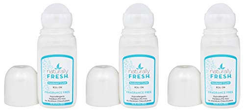 Naturally Fresh Crystal Roll-On Deodorant, 3 Ounce (4 Pack)