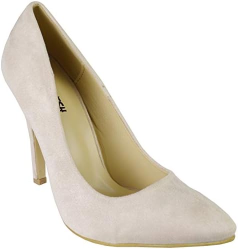 Womens Ladies High Heels Court Shoes Pumps Pointed Toe Stilettos Smart Office Work