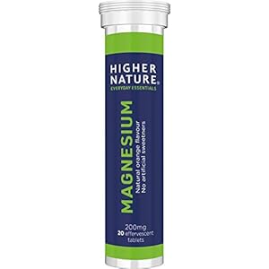 Higher Nature Effervescent 200mg Magnesium – 20 Tablets