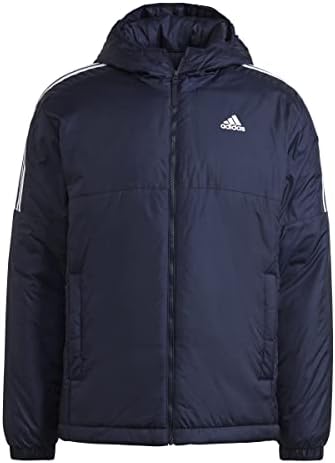adidas Mens Hooded Full-Zip Windbreaker, 3XL, Collegiate Navy at