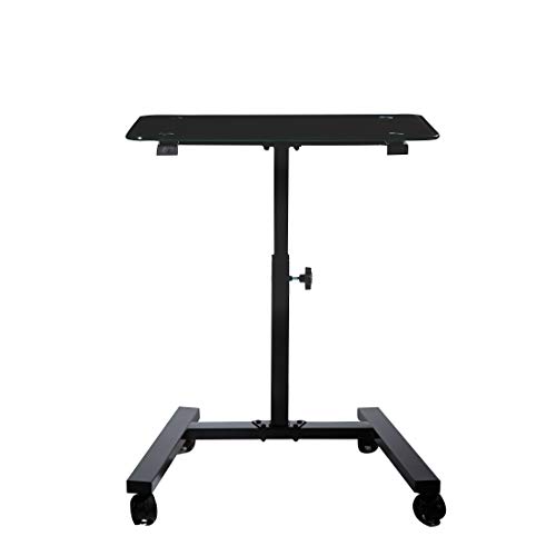 Seville Classics SolidTop Height Adjustable Mobile Laptop Computer