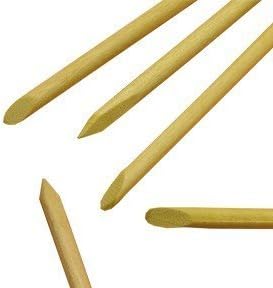 Wooden manicure sticks / cuticle pusher 4" / 100mm long - Pack of 100