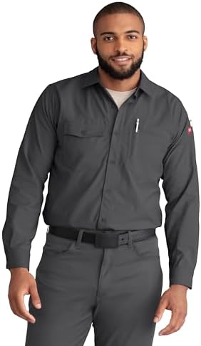 Amazon.com: Red Kap Men's Short Sleeve Performance Plus Shop Shirt