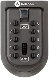 Defender Compact Key Safe Mini Wall Mounted Outdoor Push Button Key Lock Box view 7