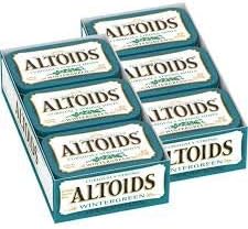 Altoids Classic Wintergreen Breath Mints, 1.76-Ounce Tin (Pack of 12) (2 Pack(12 Count))