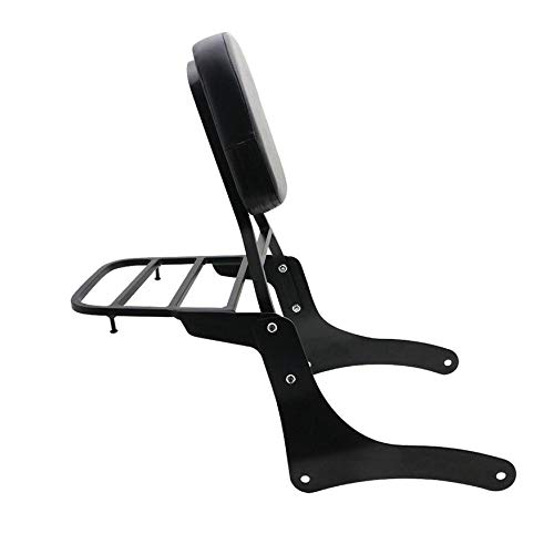 Backrest Sissy Bar + Luggage Rack Pad for Kawasaki Vulcan 900 VN900 1996-2018