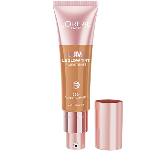 L'Oreal Paris Lumi Le Glow Skin Tint, Lightweight Water-Based Tinted Serum with…