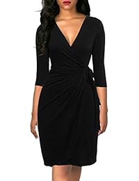 wrap dress styles for work