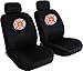 Front Low Back Seat Covers Set - Fire Fighter Firefighters Maltese Cross Fire Department Custom Logo