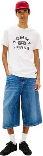 Uomo T-Shirt Maniche Corte Gym con Scollo Rotondo, Bianco (Ecru), L