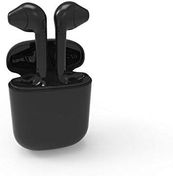 christmas new year gift i8 bluetooth music earbuds with microphone,wireless Smallest earphone，in-Ear earbud for iphone,Samsung and Android Smart Phones (black)