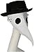 XCOSER Plague Doctor Mask Props Halloween Steampunk Costume PU Leather