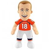 NFL Denver Broncos Peyton Manning Player Plush Doll, 6.5-Inch x 3.5-Inch x 10-Inch, Blue