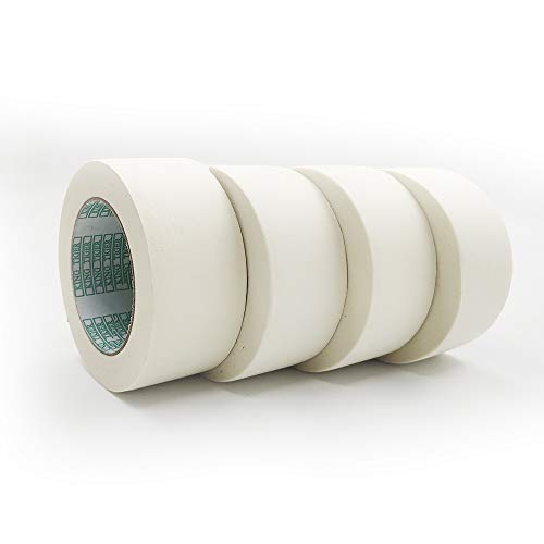 Masking Tape 4 Rolls Wide Purpose Masking Tape-2 Inch x 55 Yards-for Labeling, Painting, Packing,Arts & Crafts