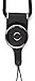 LISEN® Bundle of 4 pcs Detachable Neck Strap Band Lanyard for Cell Phone Camera iPod mp3 mp4 USB Flash Drive ID card badge other Electronic Devices+ 1 pcs Cleaning Cloth (Black)