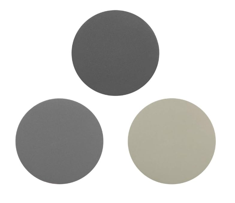 MACHSWON 3 Inch Sander Wet Dry Polishing sheet Silicon Carbide Sandpaper Hook and Loop Sanding Disc 1200/2000/3000 Grit 30Pcs