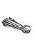 English Laundry Men's Gauntlet Tie Bar, Black, One Size