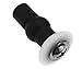 Micro Trader 2pcs Toilet Top Cover Lid Seat Fixings WC Blind Hole Fitting Black Screws Nut