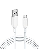 iPhone Charger, Anker Powerline III Lightning Cable 6 Foot iPhone Charger Cord MFi Certified for iPhone 11 Pro Max, 11 Pro, X, Xs, Xr, Xs Max, 8, 8 Plus, 7, 7 Plus, 6 and More, Ultra Durable (White)