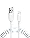 iPhone Charger, Anker Powerline III Lightning Cable 6 Foot iPhone Charger Cord MFi Certified for iPhone 11 Pro Max, 11 Pro, X, Xs, Xr, Xs Max, 8, 8 Plus, 7, 7 Plus, 6 and More, Ultra Durable (White) primary