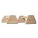 YOGABODY Birch Wood Parallettes (Set of 2) | Beautiful, Smooth, Non-Slip Yoga & Gymnastic Training Tool for L-Sits, Lolasana, Handstand Pushups, Jump Backs & More