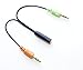 Consumer Electronic Products Smartphone Headset to PC Adapter - Use a 3.5mm iPhone/Smartphone Headset With Your PC, Converts 3.5mm Plug to Dual Mic/Audio 3.5mm, for Skype/VOIP (01-PH35-PC35) Supply Store