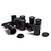 AKIRO Film Canisters with Caps 35 mm Empty Camera Reel Storage Containers Case Plastic Storage 15 Pack Black